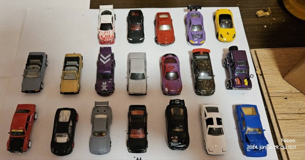 Hot Wheels, Matchbox s egyb custom kisautk 