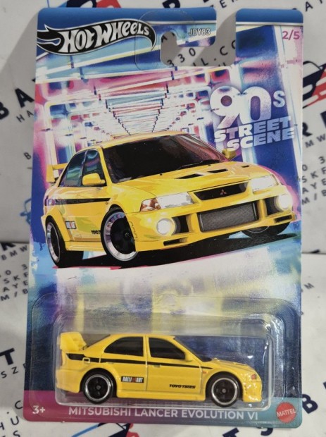 Hot Wheels - 90s Street Scene - Mitsubishi Lancer VI -  Hot Wheels -