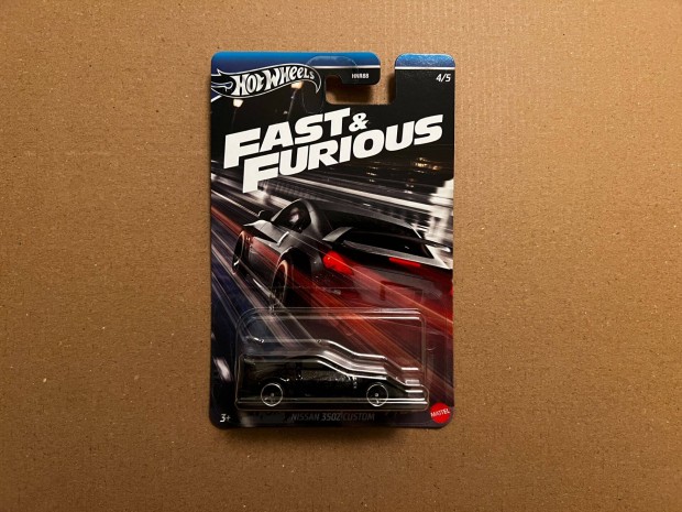 Hot Wheels - Nissan 350Z Custom, FF, Fast&Furious - fekete