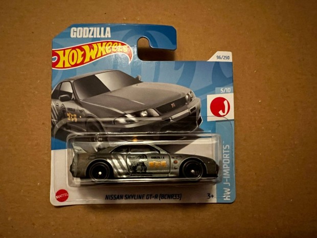 Hot Wheels - Nissan Skyline GT-R (Bcnr33) Godzilla - szrke