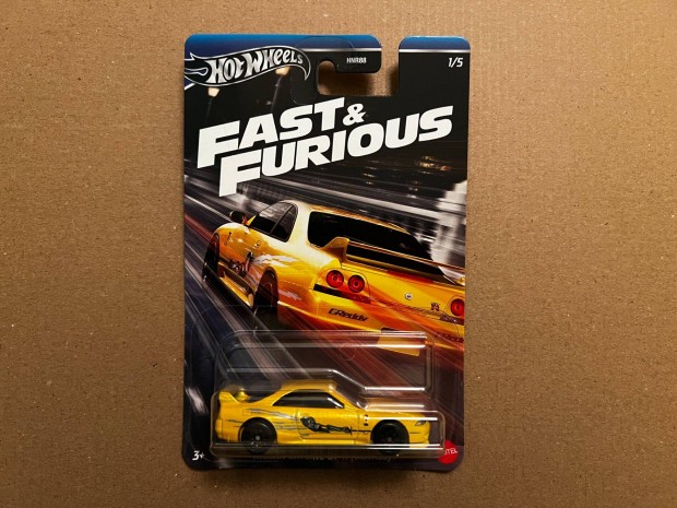 Hot Wheels - Nissan Skyline GT-R (Bcnr33), FF, Fast&Furious - srga