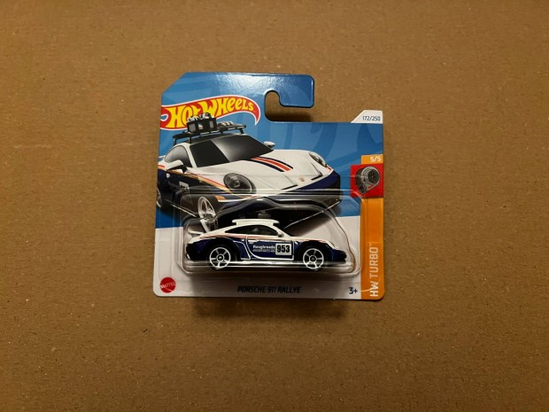 Hot Wheels - Porsche 911 Rallye - fehér/kék