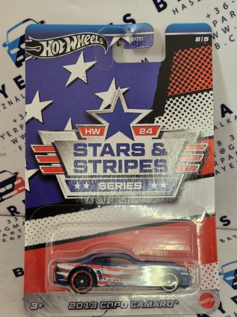 Hot Wheels - Stars & Stripes 2/5 - Copo Chevrolet Camaro (2013) -  Ho