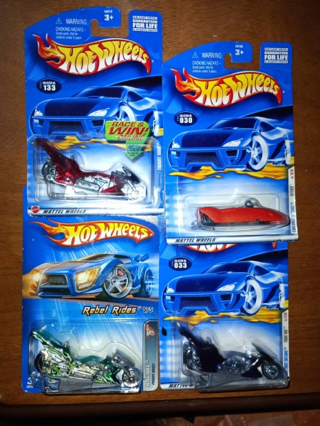 Hot Wheels motorok j, bontatlan