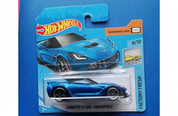 Hot Wheels új Corvette C7 Z06 Convertible Factory Fresh 2018 5/365