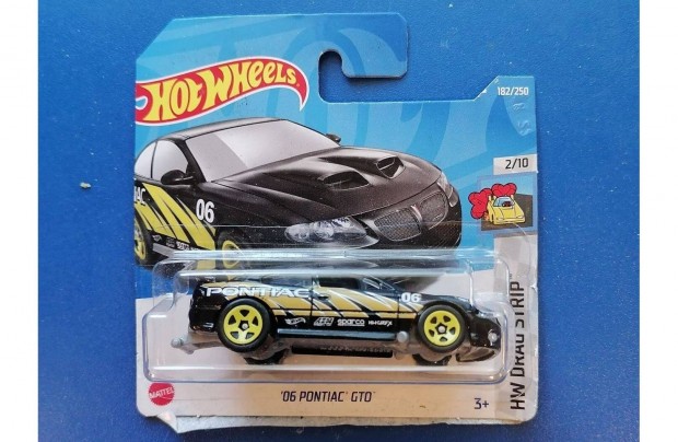 Hot Wheels jj '06 Pontiac GTO black Drag Strip 2022 182/250