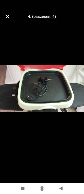 Hot plate elektromos grill
