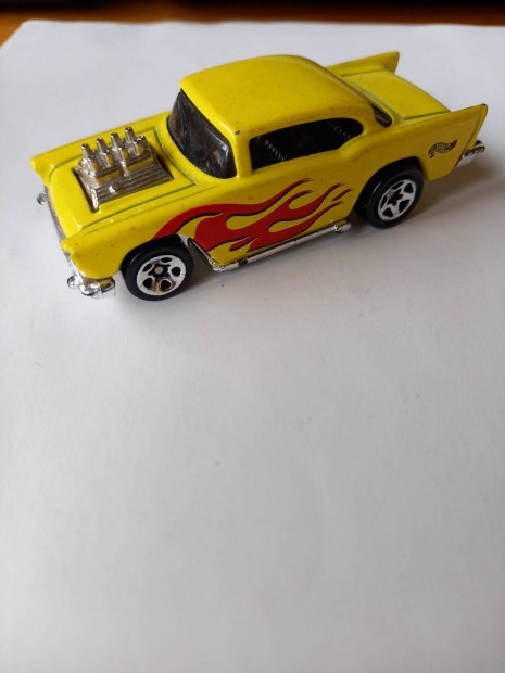 Hot wheels '57 Chevy 1976 yellow els kzbl 