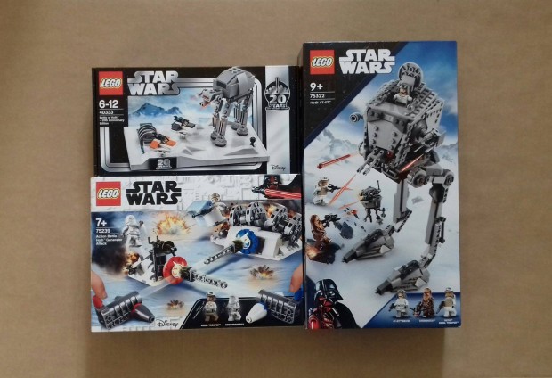 Hothi csata: bontatlan Star Wars LEGO 40333 + 75239 + 75322 Fox.azrba