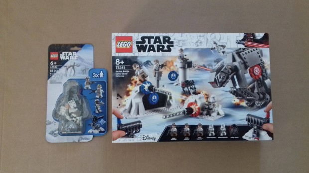 Hothi csata: bontatlan Star Wars LEGO 75241 Echo bzis + 40557