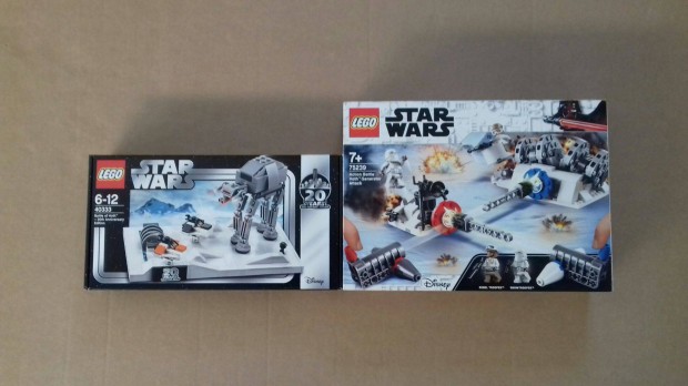 Hothi csata bontatlan Star Wars LEGO 40333 + 75239 Genertor Fox.rban