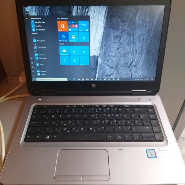 Hp 640 g2 Probook kijelző:14 Processzor:6200U I5 ssd: 128 gb Memór
