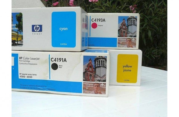Hp C4191A toner; 4191; C4192A; 4192; C4193A; 4193; C4194A; 4194 = 9999