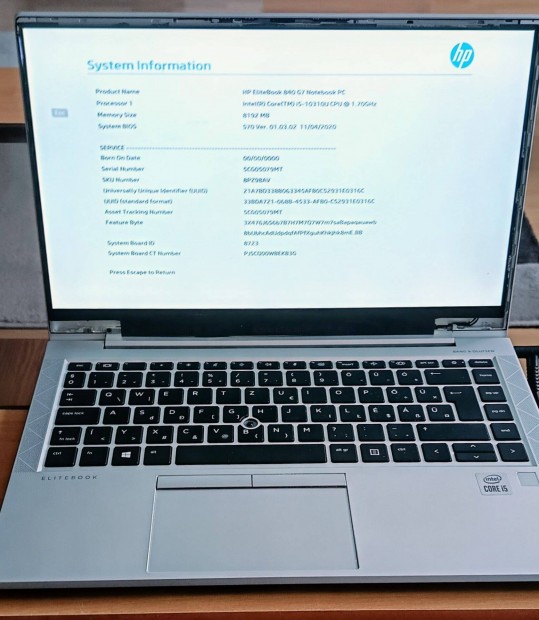 Hp Elitebook 840 G7 (i5-10.gen) alkatrsznek, vagy felpteni