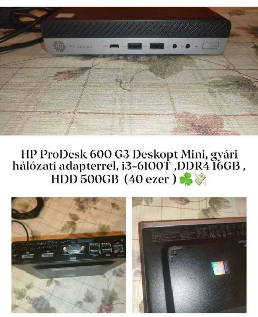 Hp Prodesk 600 G3