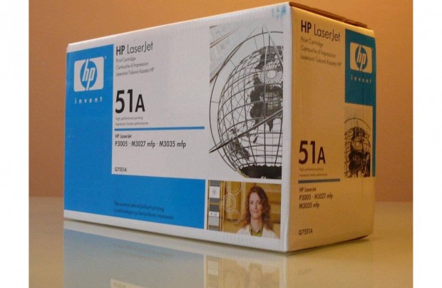 Hp Q7551A eredeti toner , Hp Q7551, Hp 7551A , Hp 7551 , 51A toner