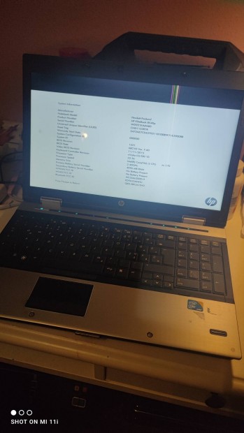 Hp elitebook 8540p i3 hinyos