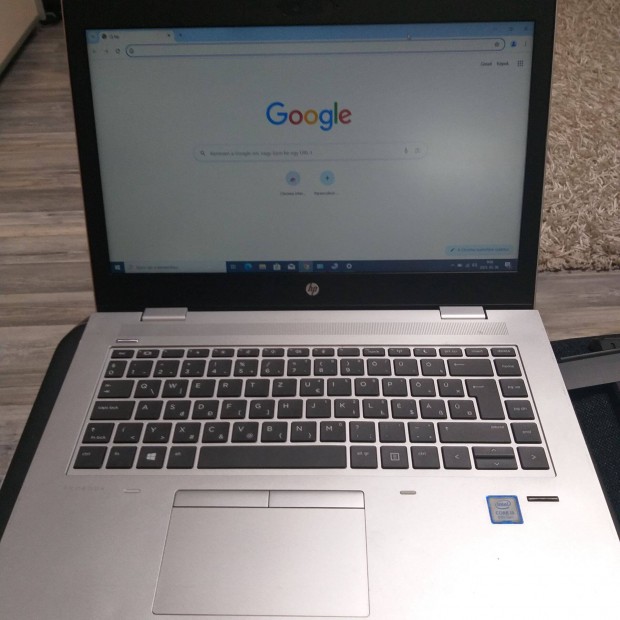 Hp laptop Amd 2700U processzor új 8 gb memória 256 gb ssd új magyar bi