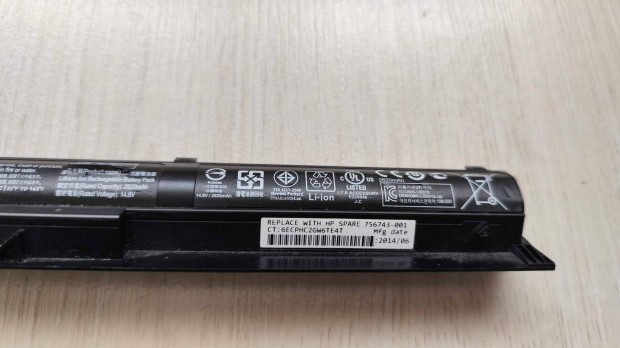 Hp pavilion 15 laptophoz 2 rs akkumultor , 756743-001 aksi