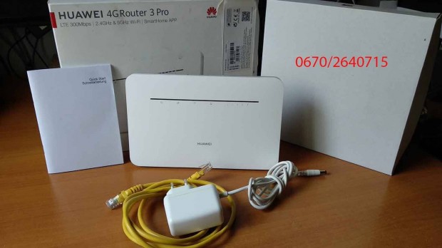 Huawei 4G Router 3 Pro Cat7 LTE 4G+ SIM krtys router