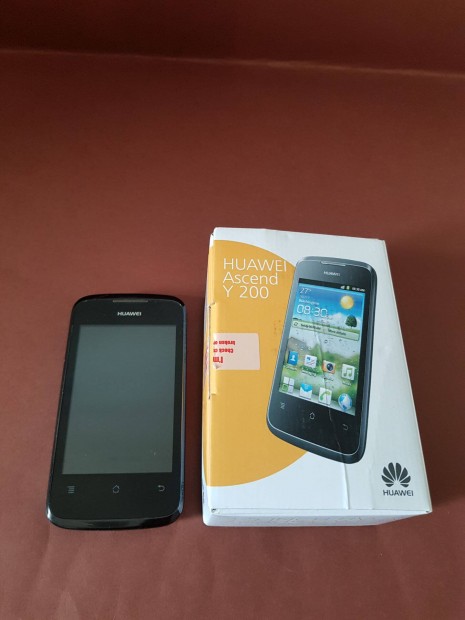 Huawei Ascend Y200 fekete szn,krtyafggetlen mobiltelefon elad!