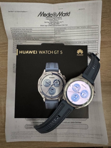 Huawei Gt 5 46 mm,j,gyri garancis!