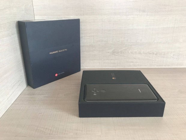 Huawei Mate 10 Pro, Titanium Gray, 6/128 GB, jszer, Ajndkokkal