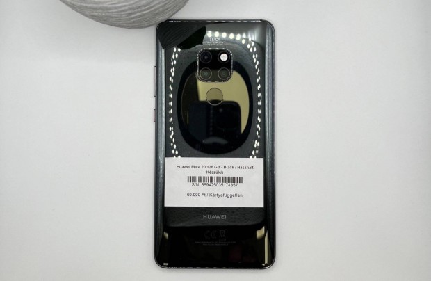 Huawei Mate 20 128 GB - Krtyafggetlen / Hasznlt kszlk