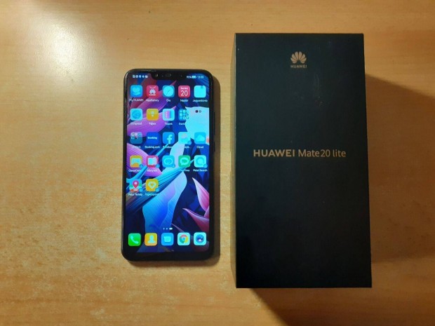 Huawei Mate 20 lite 4/64GB Dual Fggetlen Fekete Garis !
