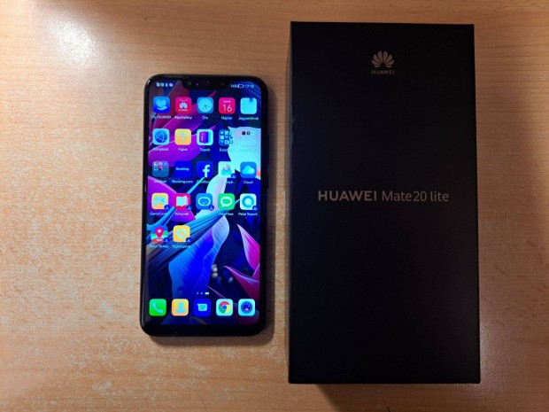 Huawei Mate 20 lite 4/64GB Dual Fggetlen Fekete Garis !