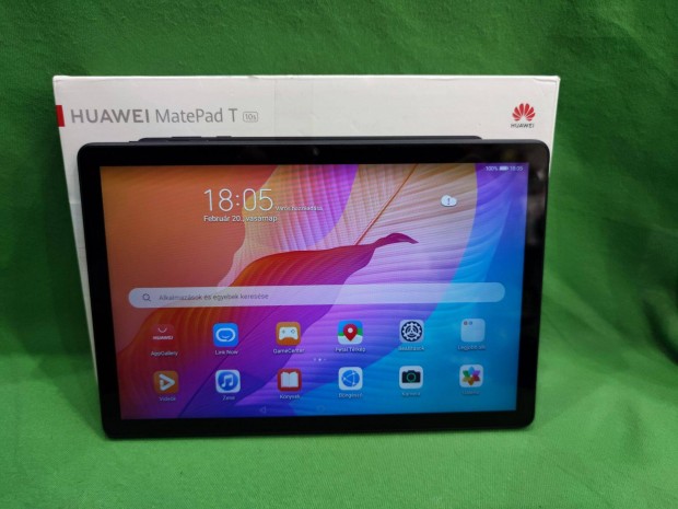 Huawei Matepad T 10S 64GB/4GB (AGS3K-W09) 10" Wifi tablet dobozban!