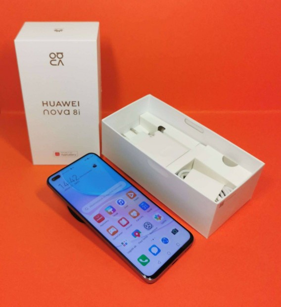 Huawei Nova 8i 128GB Silver Dual Simes szp mobiltelefon elad!