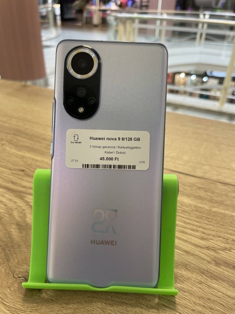 Huawei Nova 9 8/128GB, Krtyafggetlen, jszer