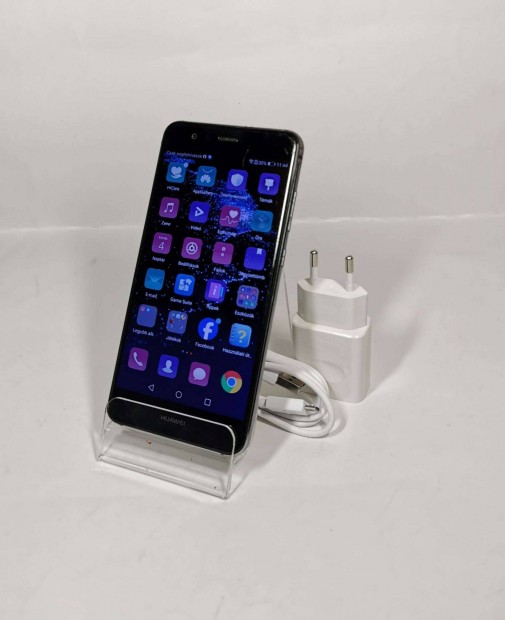 Huawei P10 Lite 32GB Fekete Krtyafggetlen jl mkd mobiltelefon el