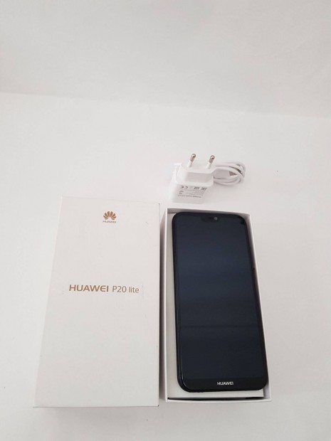 Huawei P20 Lite 64GB Fekete Krtyafggetlen srls mentes mobiltelefo