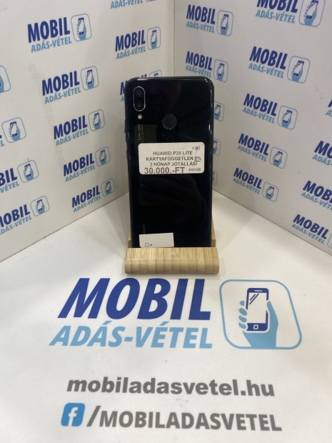 Huawei P20 Lite K�rtyaf�ggetlen 32 GB 3 GB Ram, 12 h� garancia