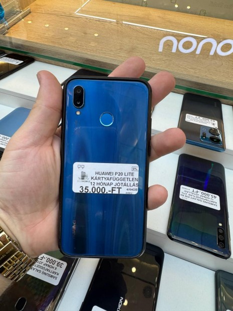 Huawei P20 Lite Kártyafüggetlen 64 GB, 12 hó garancia