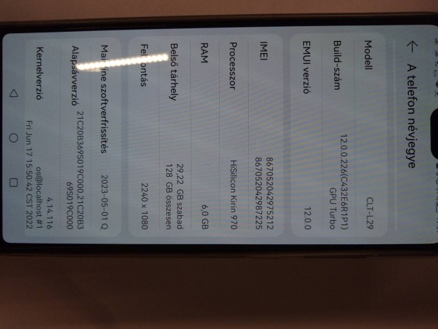 Huawei P20 Pro Krtyafggetlen hibtlan telefon!