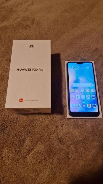 Huawei P20 Pro ( CLT-L29 ) LTE Dual Sim 128GB 6GB RAM fekete