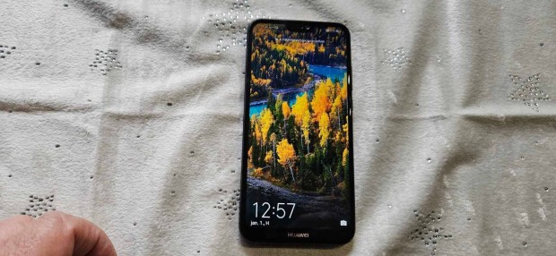 Huawei P20 lite 4/64GB Dual Fggetlen jszer Fekete Garis !