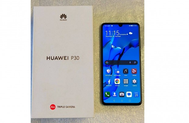 Huawei P30 6/128Gb (ELE-L29) mobiltelefon elad!