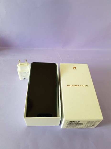 Huawei P30 Lite 128GB Blue Krtyafggetlen szp llapot mobiltelefon