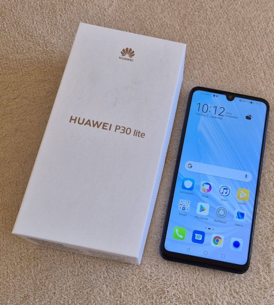 Huawei P30 Lite, 128GB, Dual SIM, kék