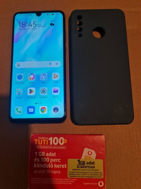 Huawei P30 lite 4/128 GB fggetlen szp karcmentes llapotban elad 