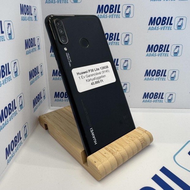 Huawei P30 lite Kártyafüggetlen 128 GB, 12 hó garancia