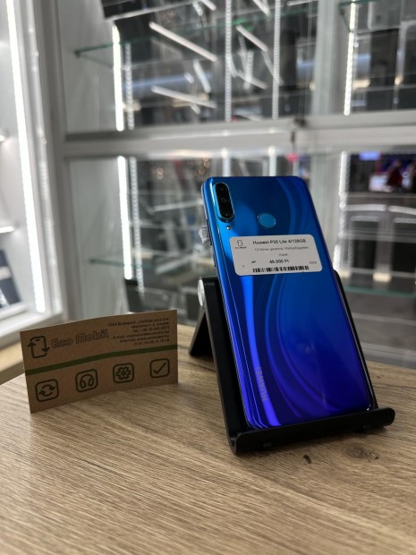 Huawei P30 lite Krtyafggetlen 128 GB, 12 h garancia