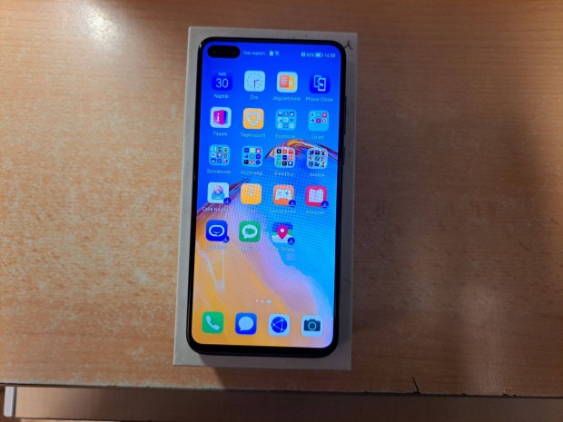 Huawei P40 8/128GB Dual Fggetlen jszer Fekete Garis !