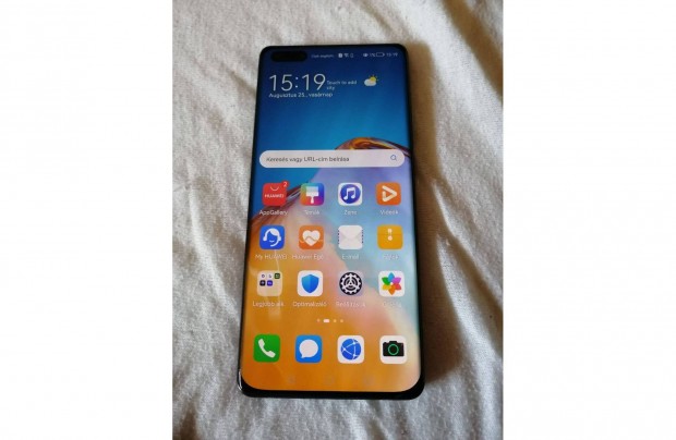 Huawei P40 pro Krtyafggetlen telefon elad 256 gb fekete