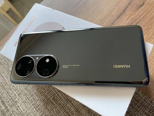 Huawei P50 Pro 256GB Black - Vadij llapot - Csere is lehet