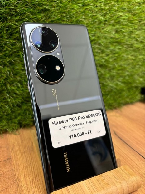 Huawei P50 Pro Krtyafggetlen 256 GB 8 GB Ram, 12 h garancia